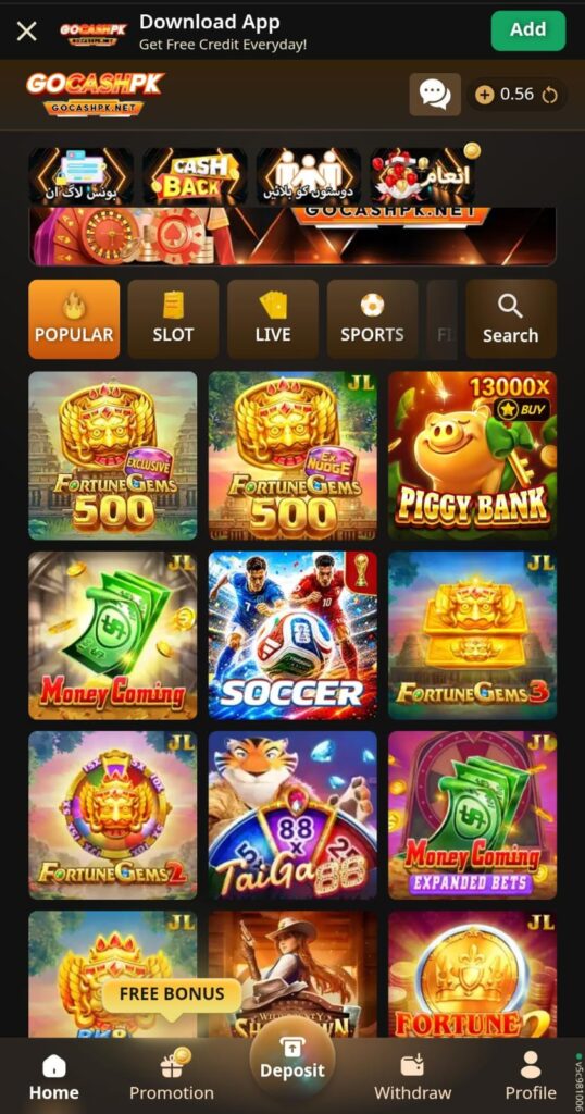 GoCashPK Game